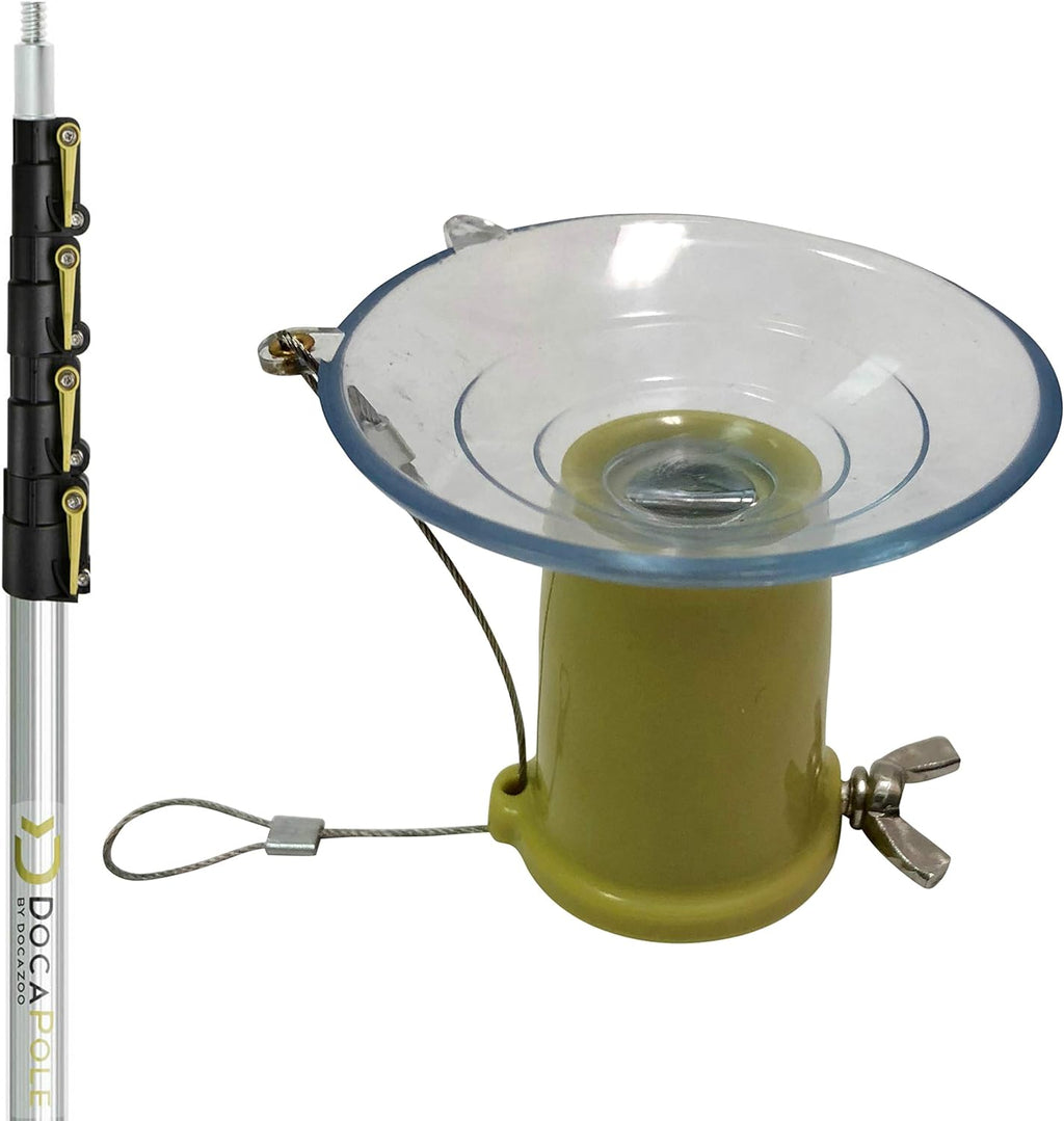 Light Bulb Changer with 7-30 Foot Telescopic Extension Pole Q852