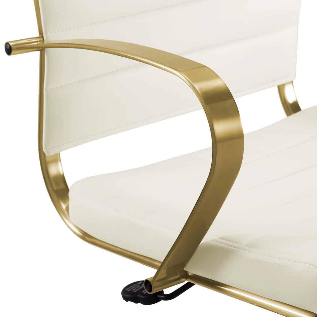 Gold Stainless Steel Office Chair N49615