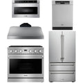 36 Gas Range, Range Hood, Refrigerator, Dishwasher and Microwave P923817