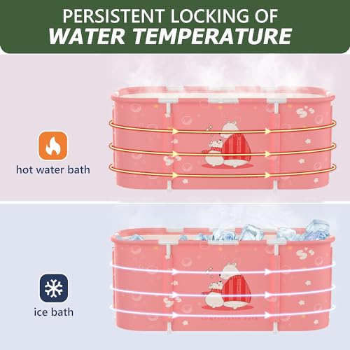 Large 47 inch Foldable Soaking Bathtub G846