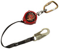 Red Personal Fall Limiter with Carabiner and Swivel Shackle V8002
