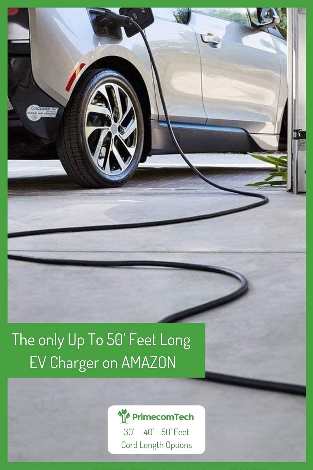 Level 2 Electric Vehicle Charger with 50Ft Cable X6883
