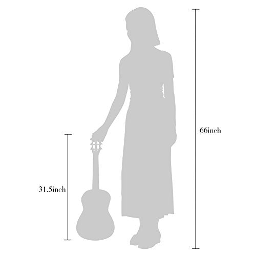 30 Inch Nylon Strings Wooden Acoustic Classical Guitar Blue S319091