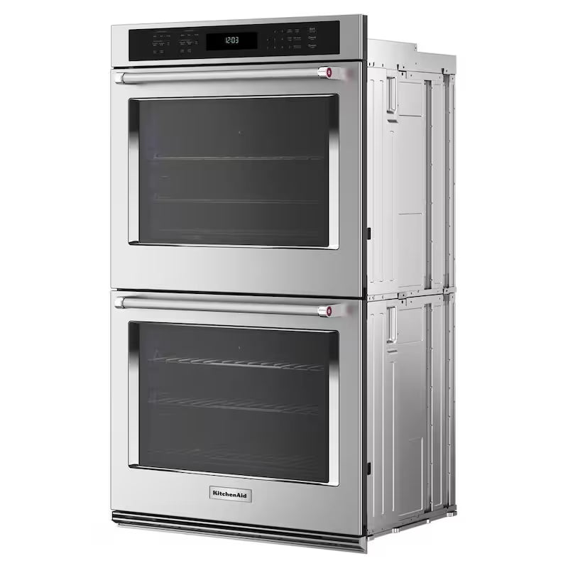 27 in. Double Electric Wall Oven with Convection Self-Cleaning in Stainless Steel W467366