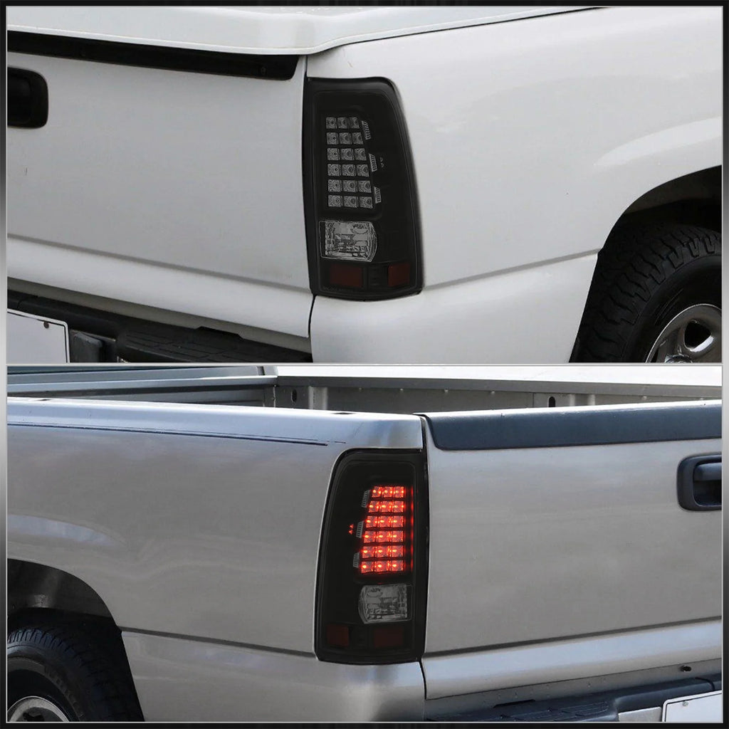 Smoked Lens Black Housing LED Tail Lights Pair F271785