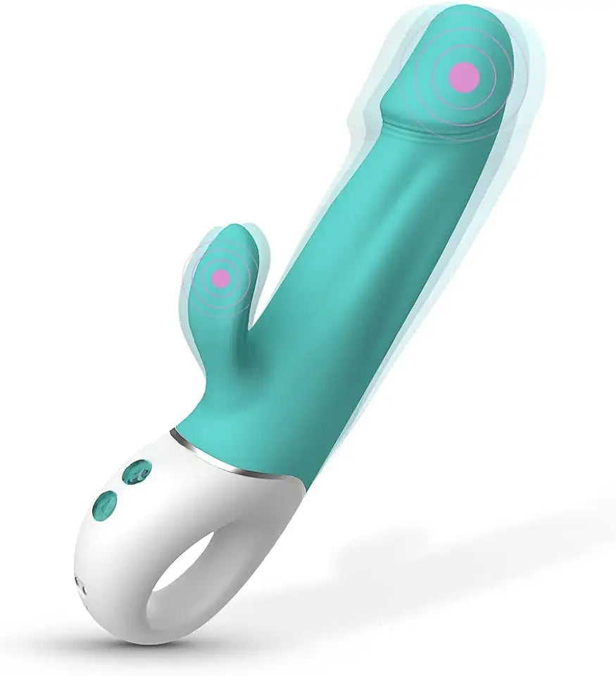 Rabbit Vibrator with 9 Vibration Thrusting Dildo R33438