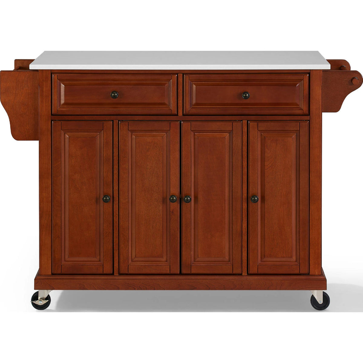 Full Size Granite Top Kitchen Cart A935