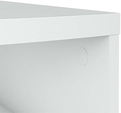 2 Piece Bookcase and Writing Desk Set in White and Oak H2843