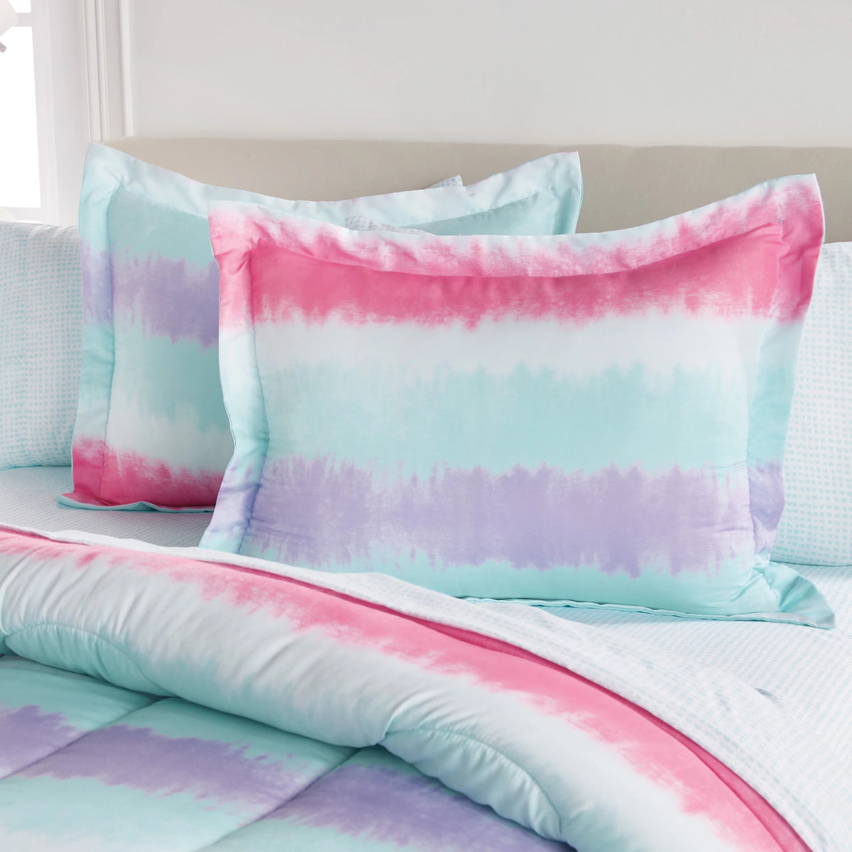 Twin 5 Piece Polyester Microfiber Comforter Set I691812