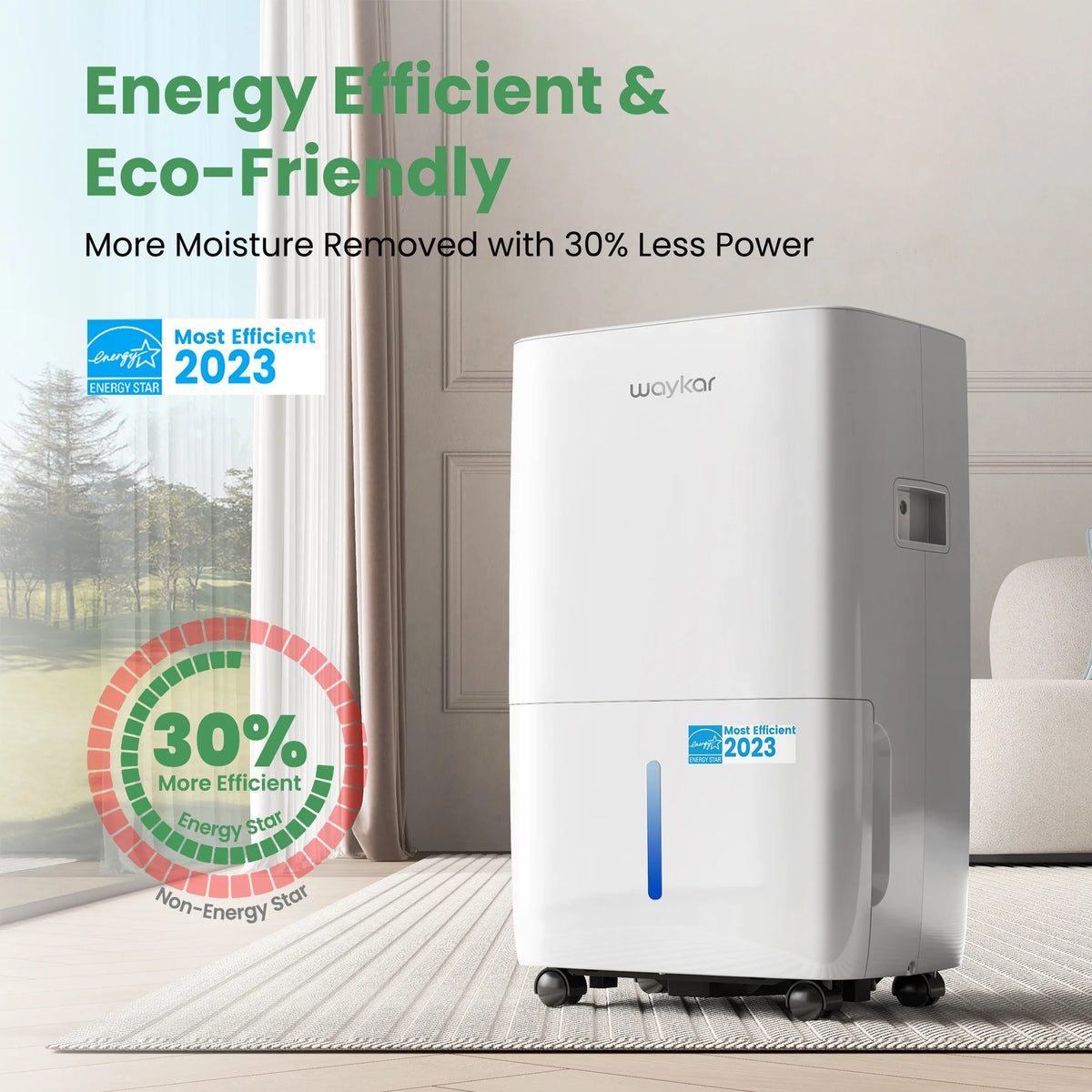 Energy Star Dehumidifier with Pump 7000 Sq. Ft 150 Pint R9384