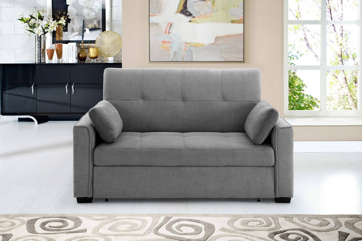 Cappuccino Full Size Sleeper Loveseat H815