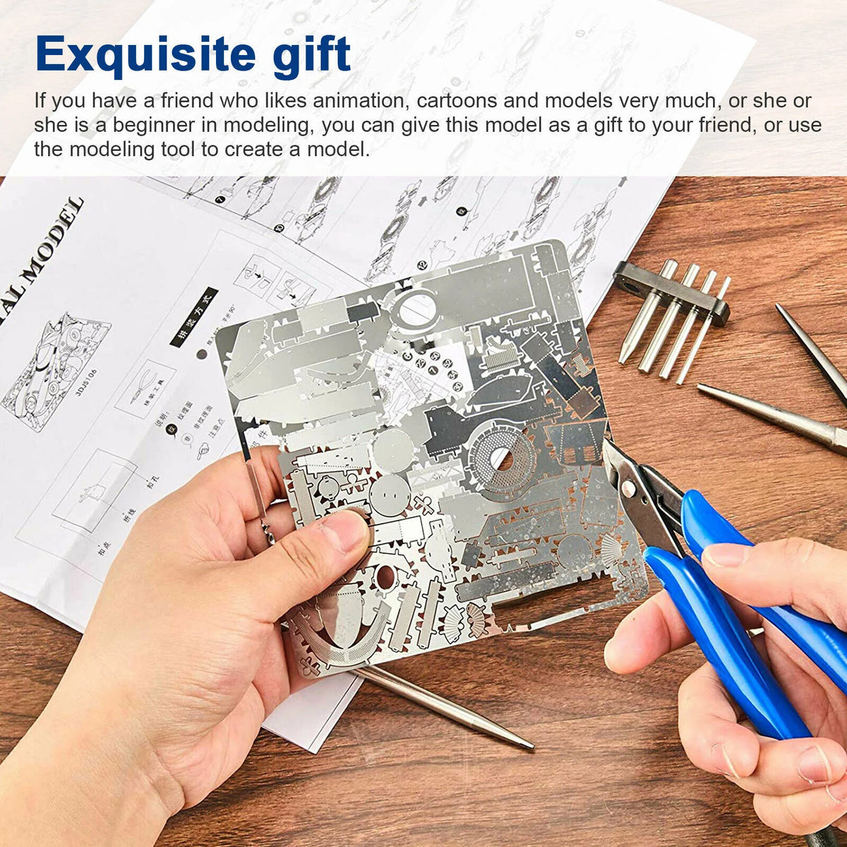 24 Pcs Plastic Model Building Tools Kit U2401