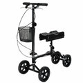 Foldable Knee Walker Scooter with Basket Black V992