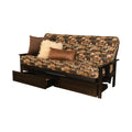 Black Sofa with Storage and Removable Mattress Cover V13363