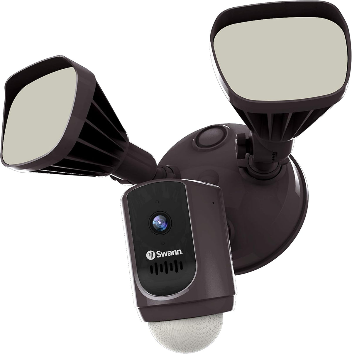 White 1080p Wi-Fi Floodlight Security Camera with Color Night Vision C408760