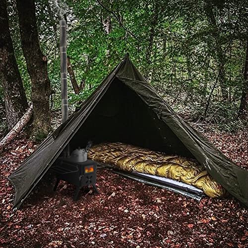 Portable Outdoor Tent Wood Stove with Pipe Z3842