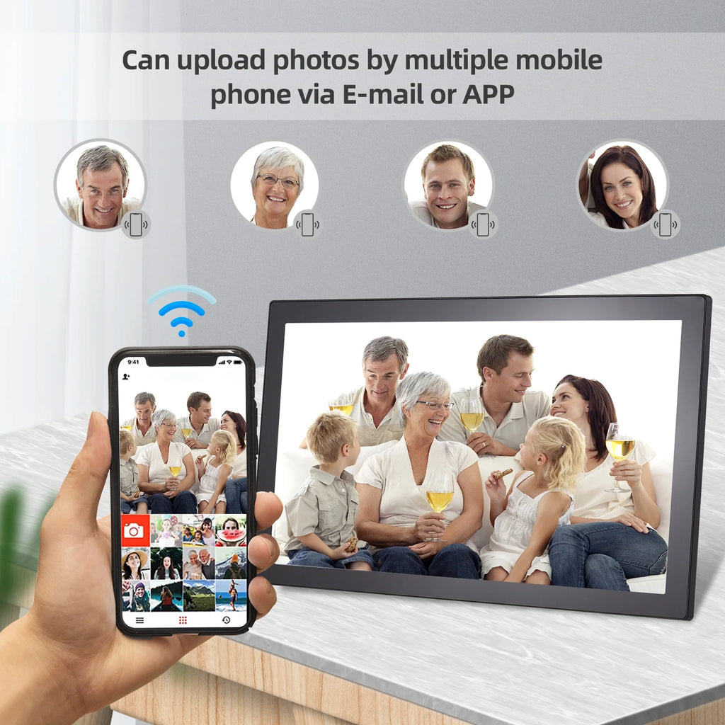 21.5-Inch WiFi Digital Picture Frame with IPS Screen A8022