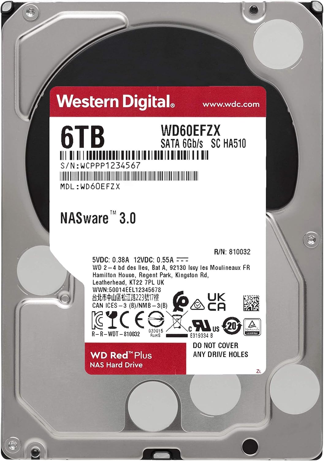 8TB NAS Internal Hard Drive HDD N1655