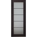 Glass Solid Manufactured Wood Standard Door N6851