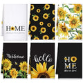 6 Pieces Christmas Kitchen Towels 16 x 24 Inch C7844