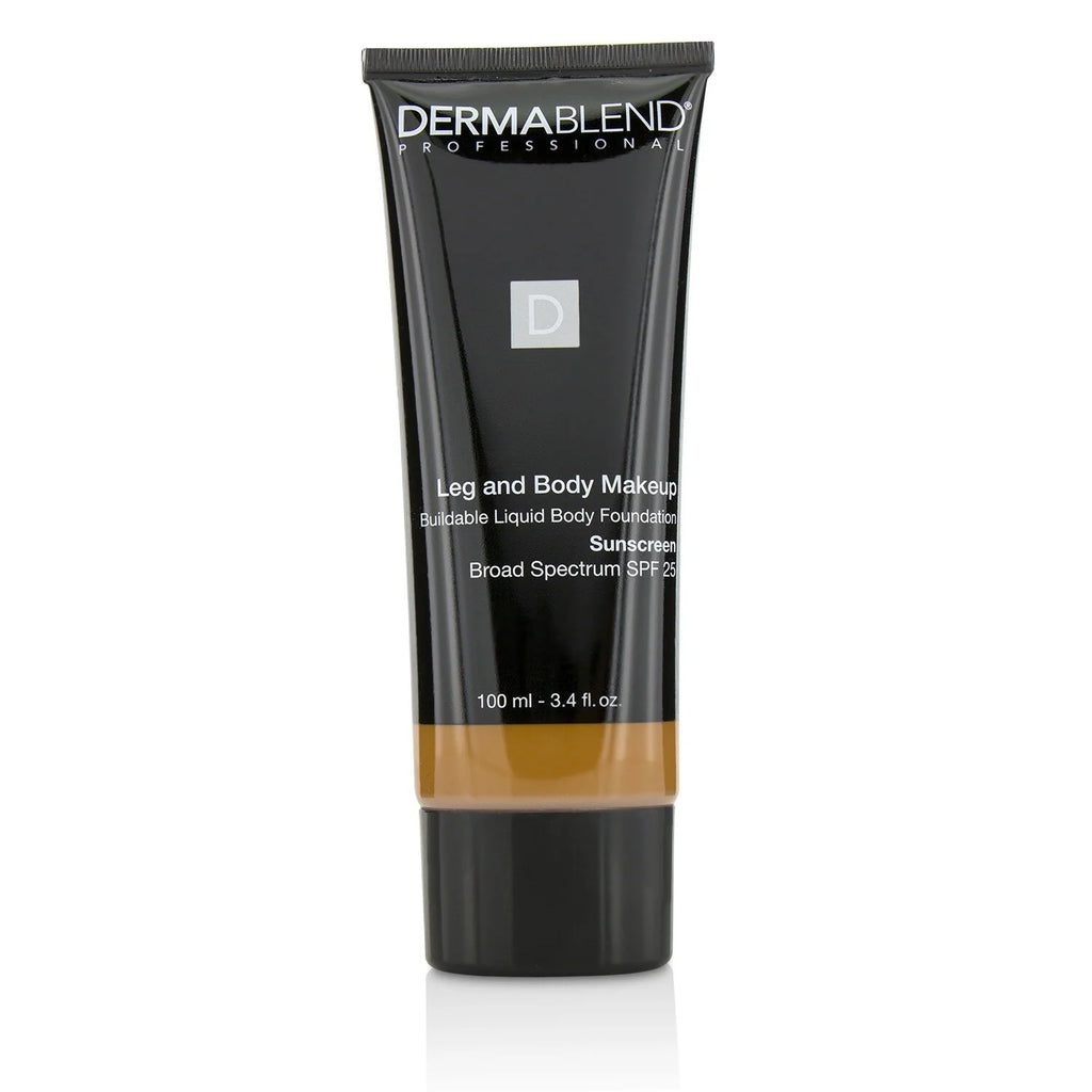 Leg and Body Make Up Liquid Body Foundation Sunscreen Broad Spectrum SPF 25 - #Deep Natural 100ml/3.4oz W369913