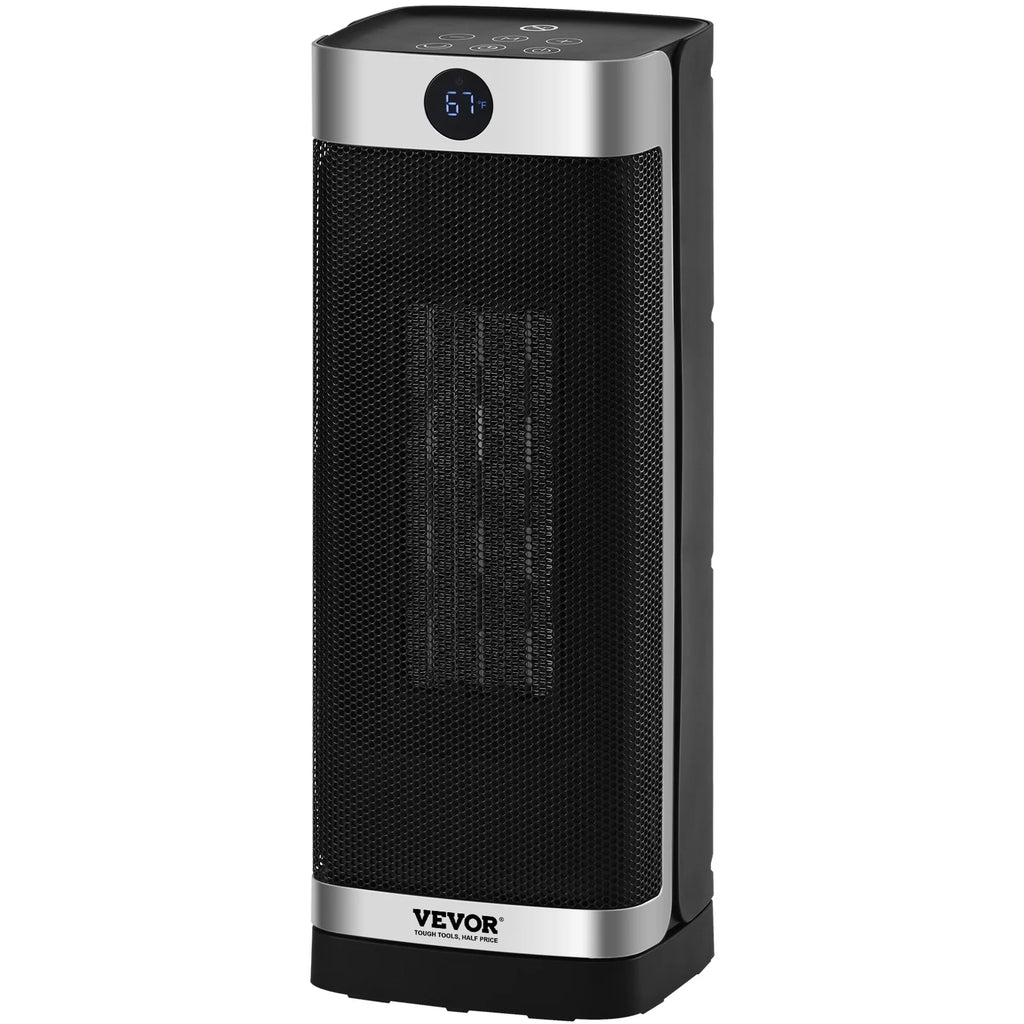 1500W Electric Fan Forced Portable Space Heater 16 in with Thermostat Q88564