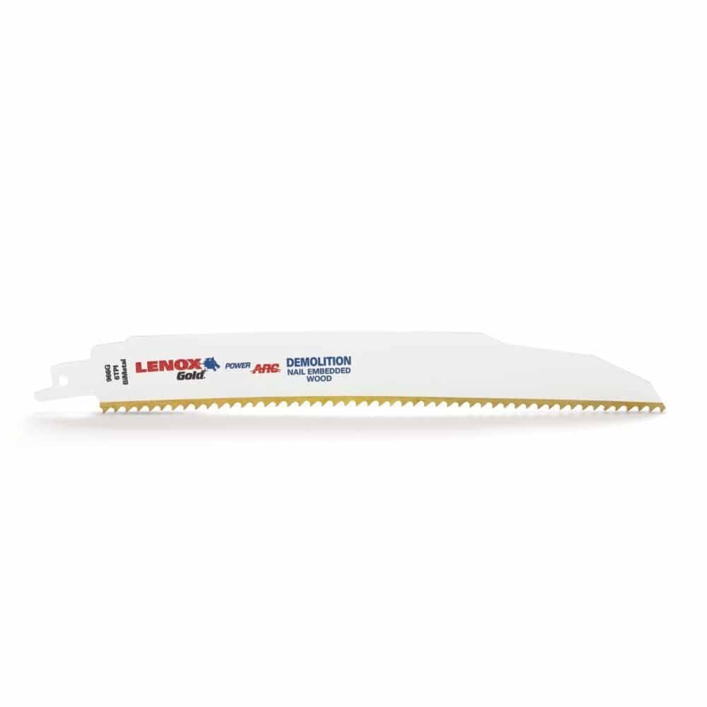 9x22 6 TPI Demolition Reciprocating Saw Blade 25 Pack Y686