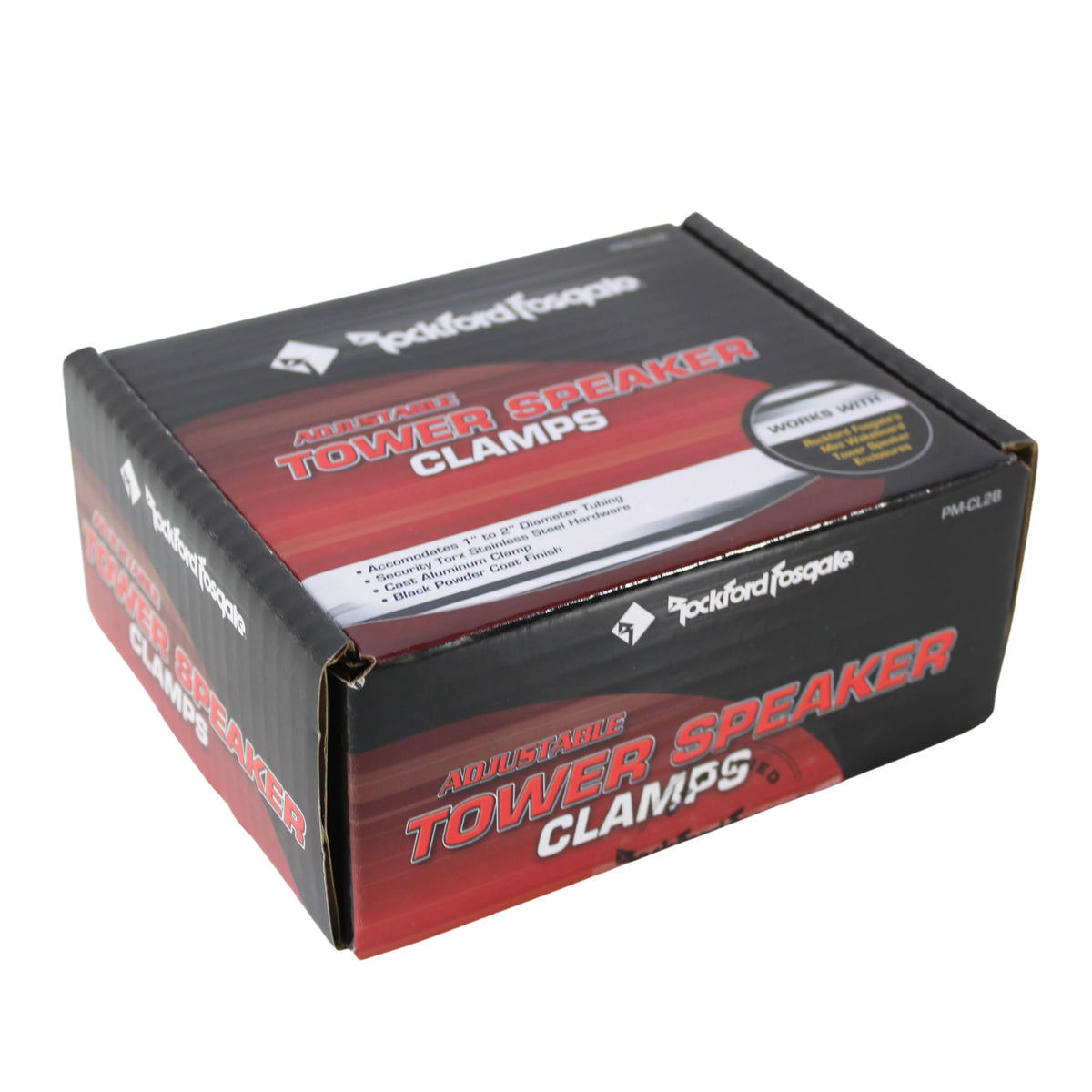 Black Marine Diecast Wakeboard Tower Clamp X90056