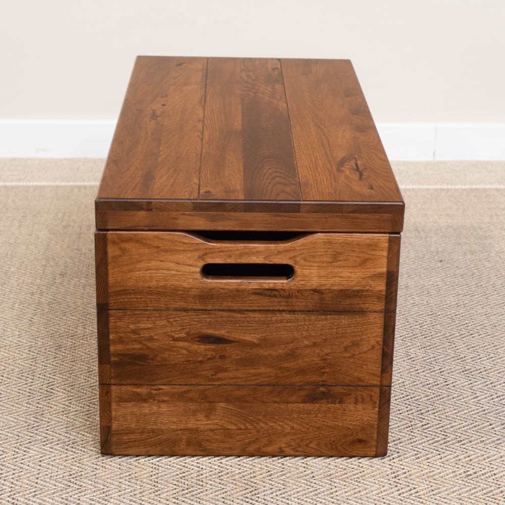 36” Solid Wooden Storage Chest with Handles Y405244