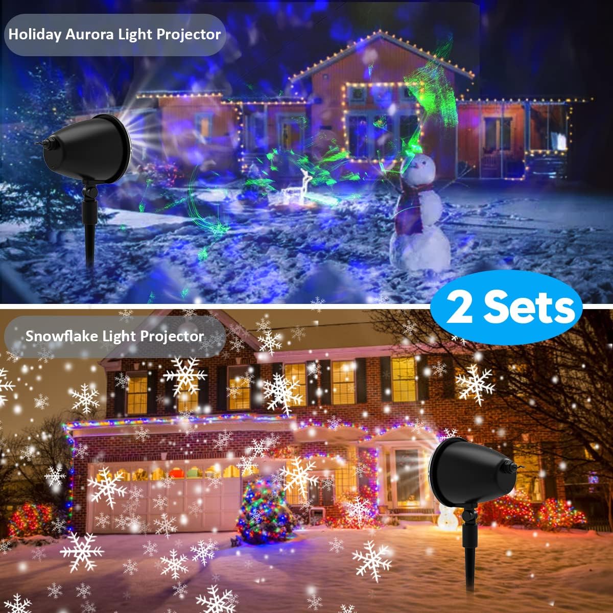 Snowflake Projector Light with Remote Control D516793