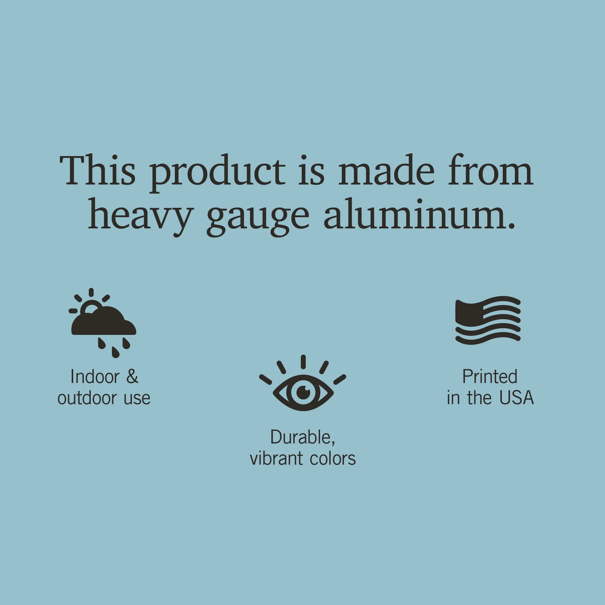 12x18 Aluminum Indoor Outdoor Metal Sign Decor T78319