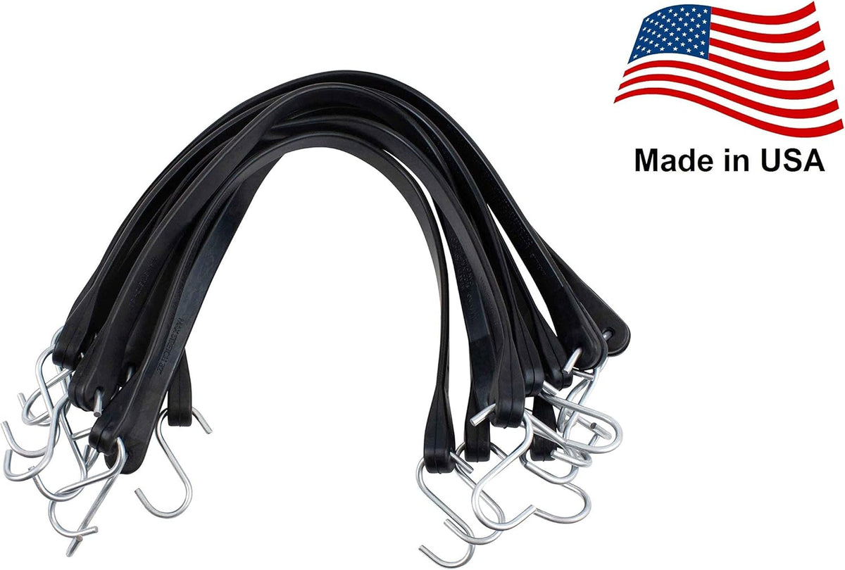 EPDM Rubber Bungee Straps 50 Pack G1007