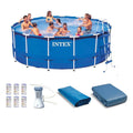 15ft x 48in Frame Swimming Pool Set with Pump M3786