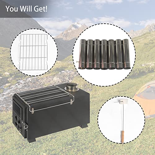 Portable Outdoor Tent Wood Stove with Pipe Z3842