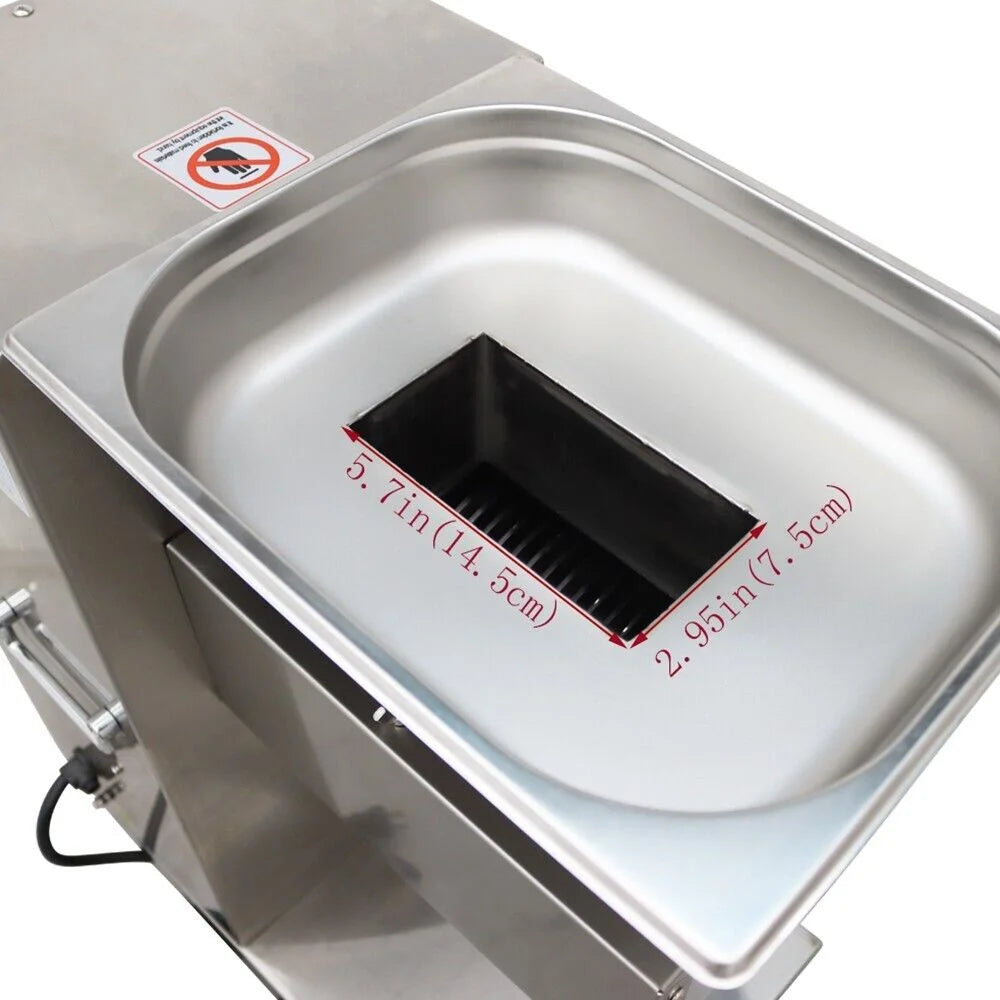Meat Cutter Steak Vegetable Slicer with 8mm Knife Set Stainless Steel Z75670