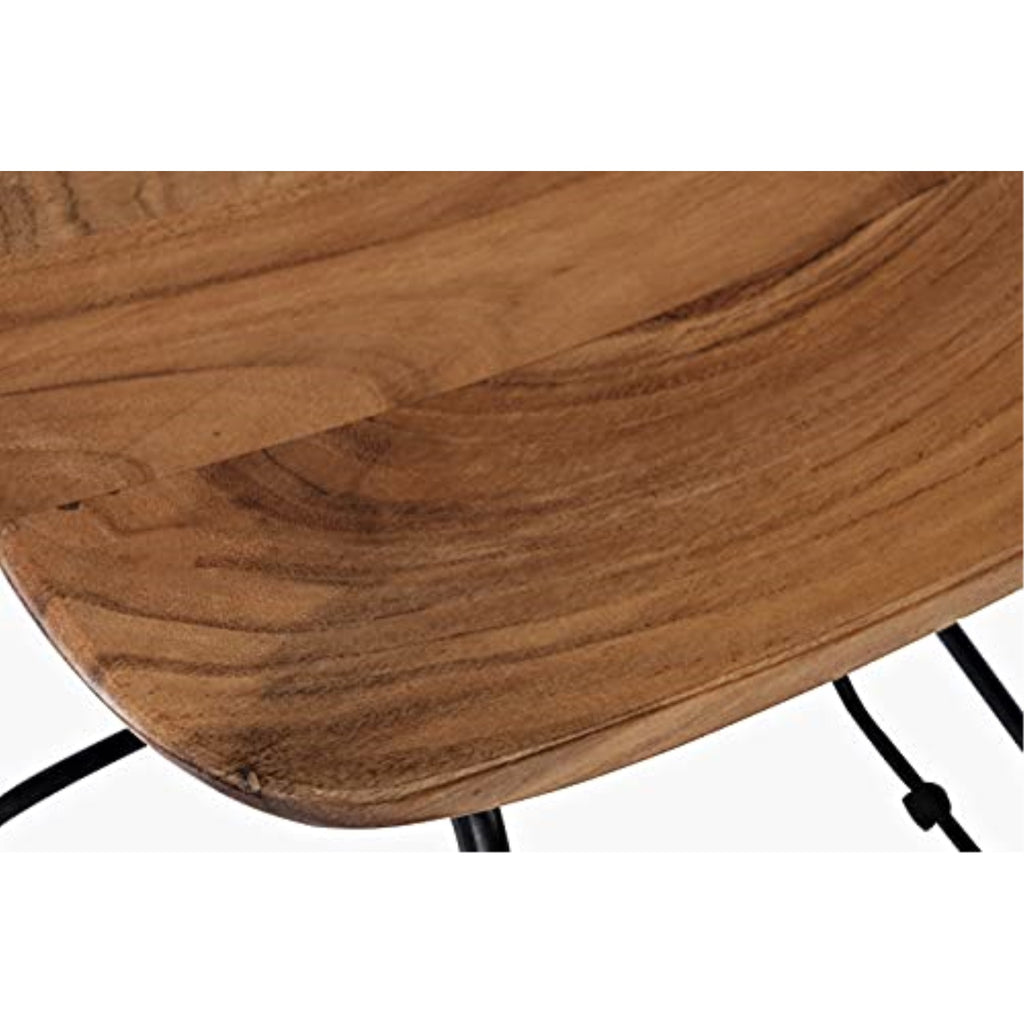 Solid Wood Counter Height Backless Stool (Set of 3) F448480