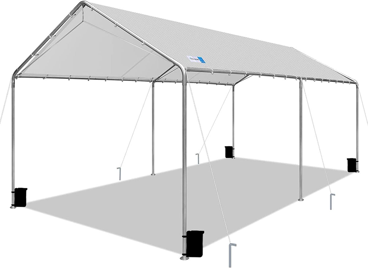 Green 10 X 20 Ft Carport I17457