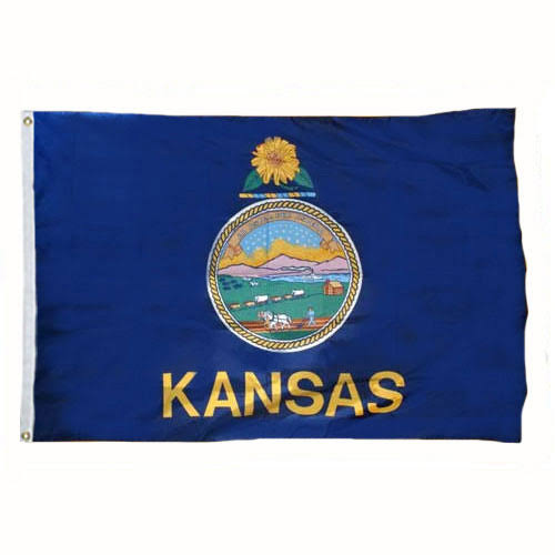 Kansas State Flag 4ft x 6ft V711
