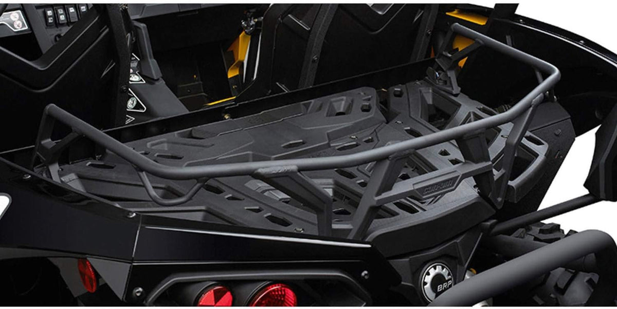 Black ATV Front and Rear Rack Extension V788