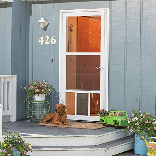 White 32-in x 81-in Storm Door Q4145