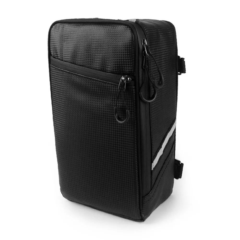 Water Resistant Canvas Bike Rear Seat Bag, 5L Capacity O78785