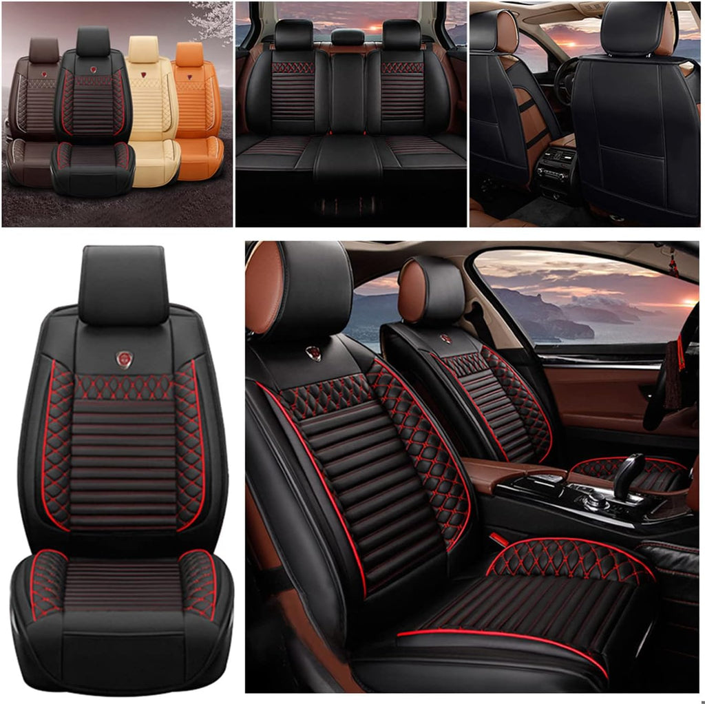 Orange PU Leather Car Seat Cover K67957