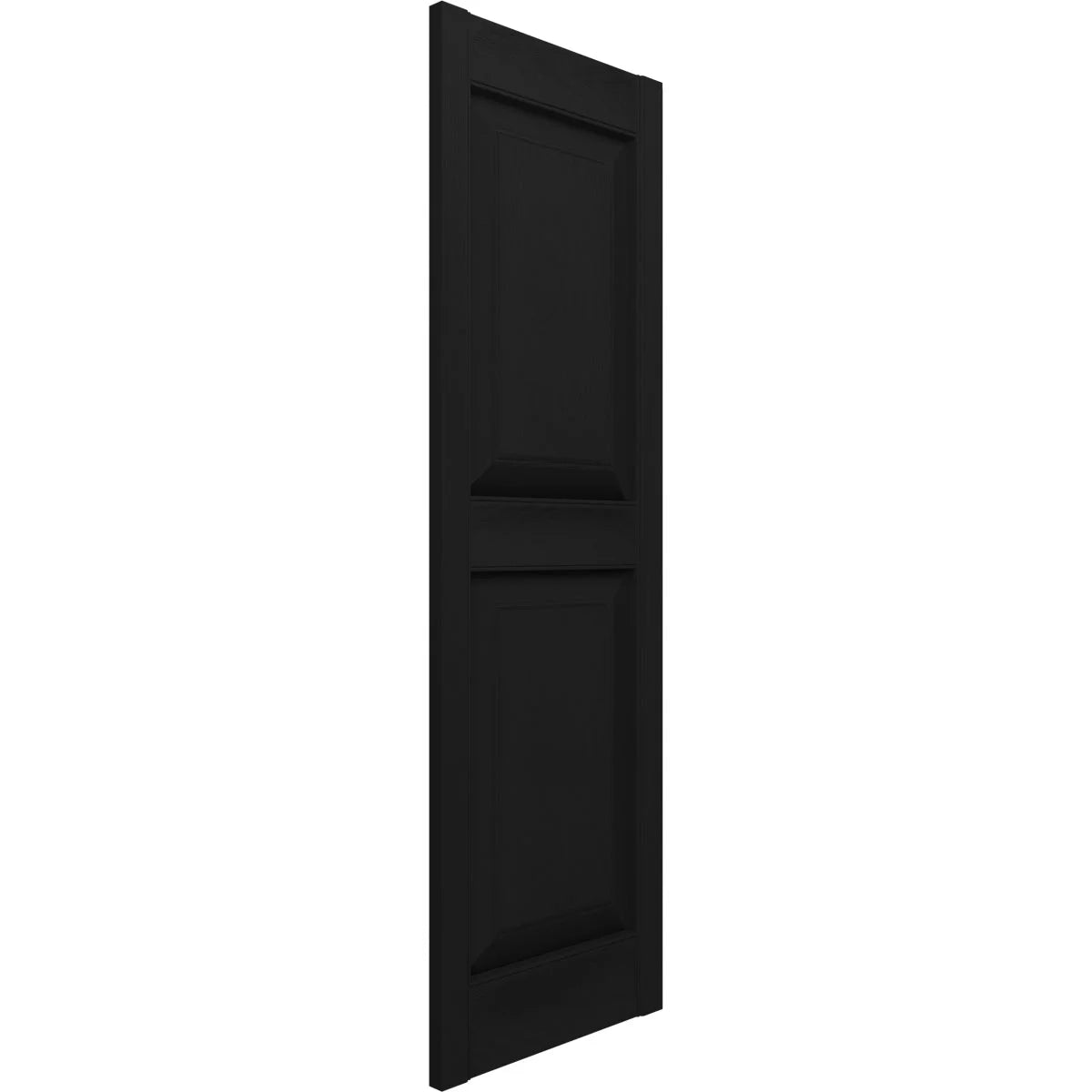 Black Raised Panel Shutters Per Pair V974