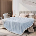 50 x 60 Inches Reversible Microfiber Sherpa Fleece Throw Blanket X4313