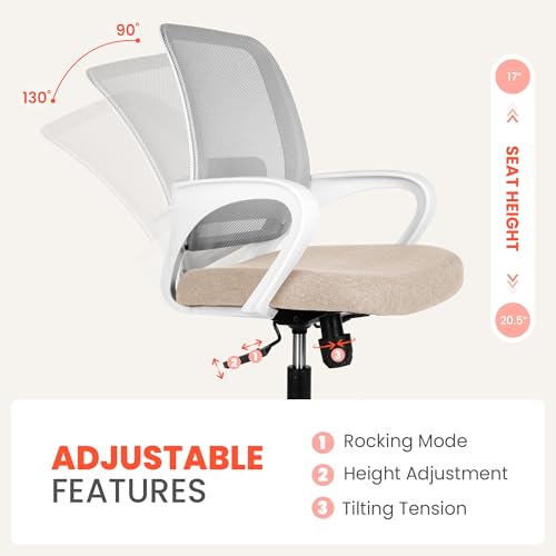 Black Ergonomic Mesh Office Chair with Lumbar Support S297184