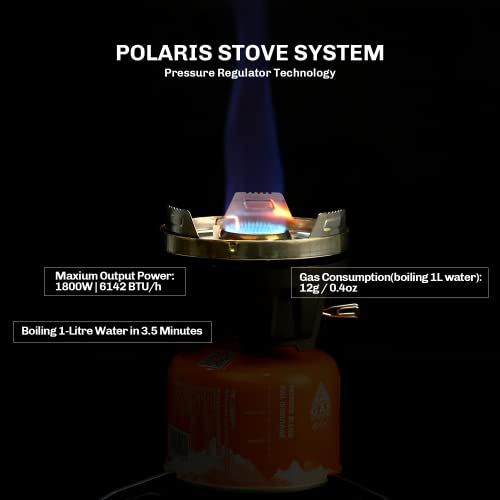 Portable Camping Backpacking Stove with Micro Regulated Valve R881