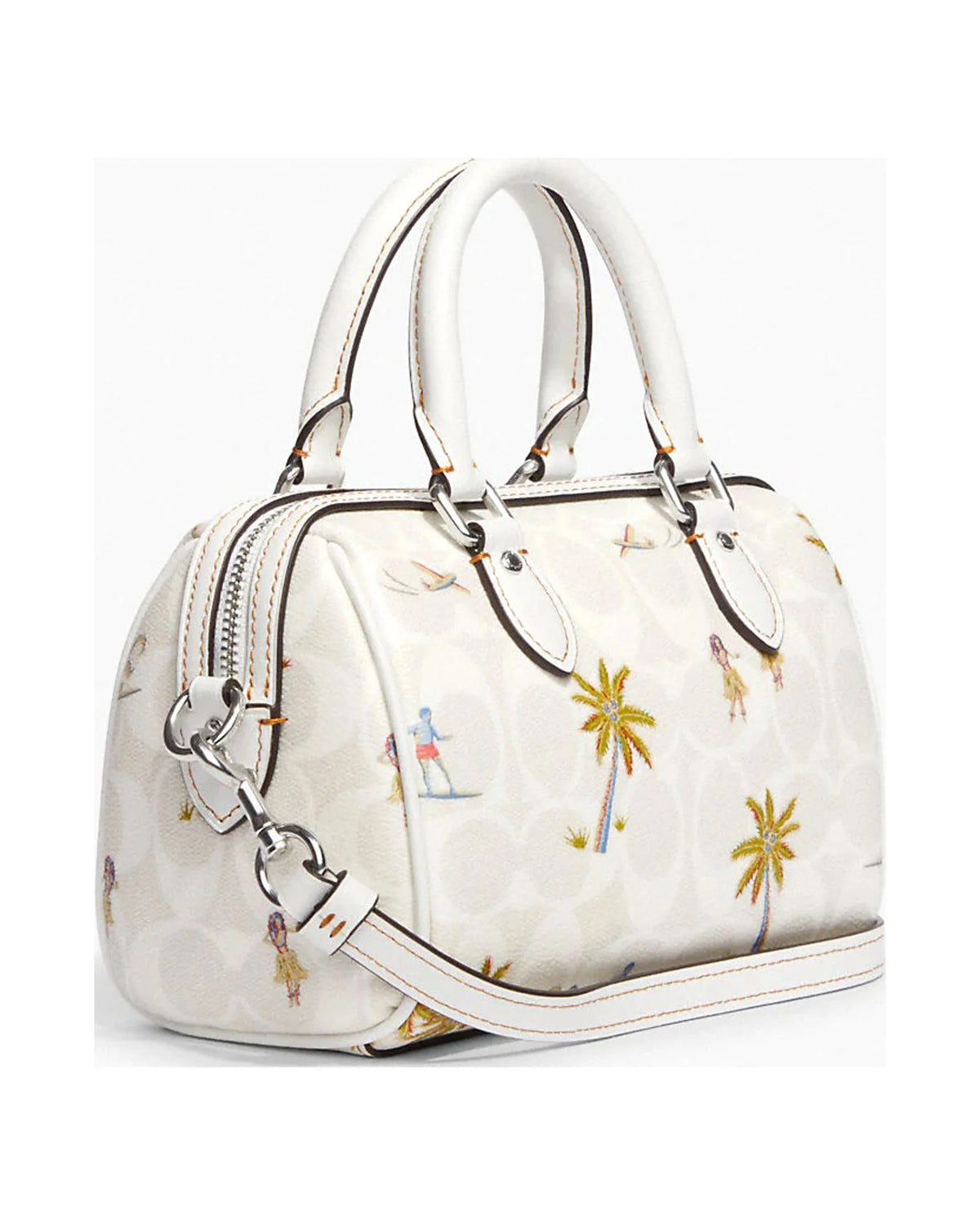Mini Rowan Crossbody Bag In Signature Canvas With Hula Print N4701