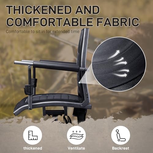 Black Adjustable Folding Hunting Chair W748
