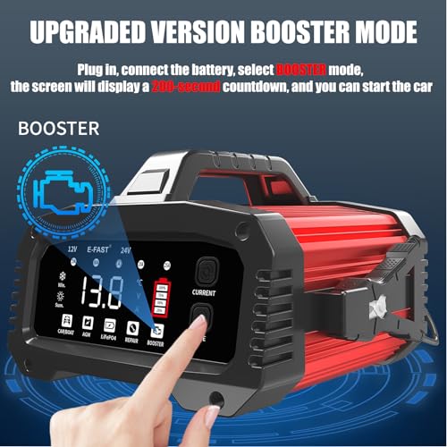 25A 12/24V Lifepo4 Lead Acid Car Battery Charger D4173