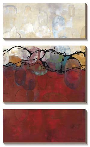 Retro Jewels II Canvas Art Set 38x24in I2607